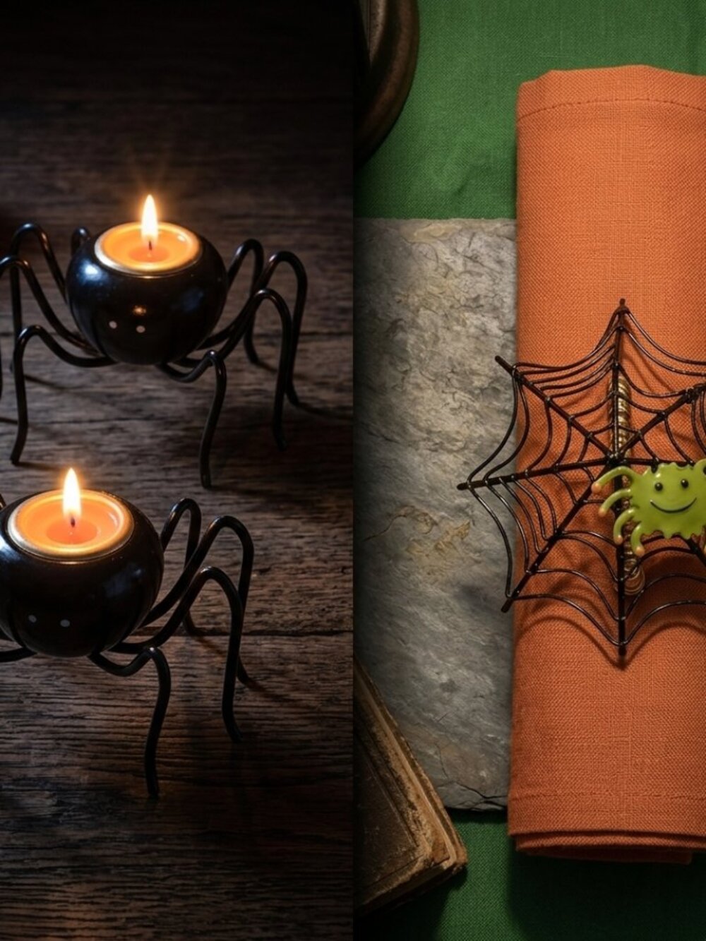 🕷️ 10-Piece Halloween Spooky Table & Home Decor Bundle Lot 🎃